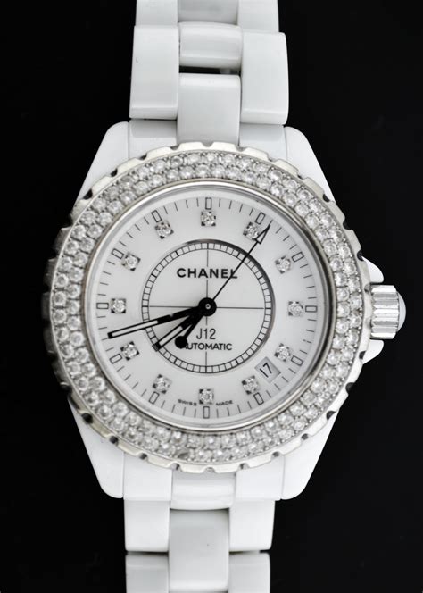 chanel white porcelain j12